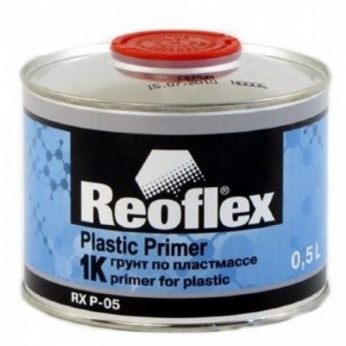 REOFLEX 1К Грунт по пластмассе, Пигментированный, 0,5л., Серый