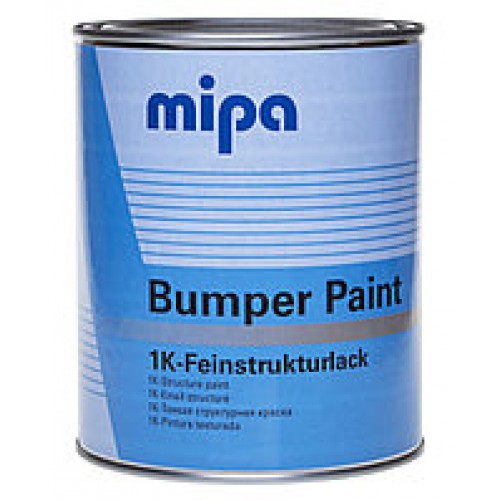 Краска структурная Mipa Bumper Paint (1л) черная