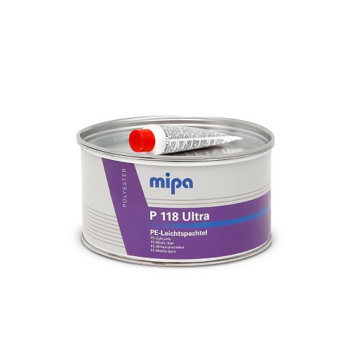 Шпатлевка MIPA P118 Ultra - Легкая  самовыравнивающая , зеленая 1л